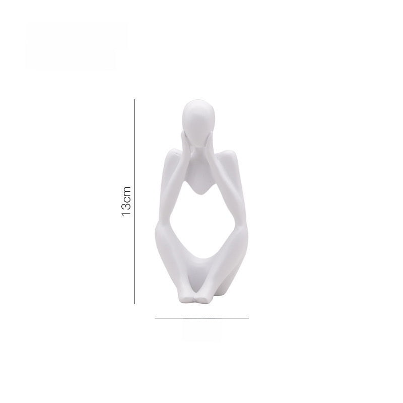 Abstract figurine sculpture
