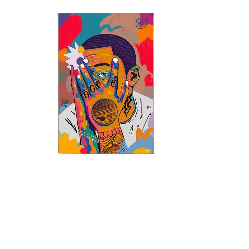 Abstract Graffiti Canvas Wall Art Decor