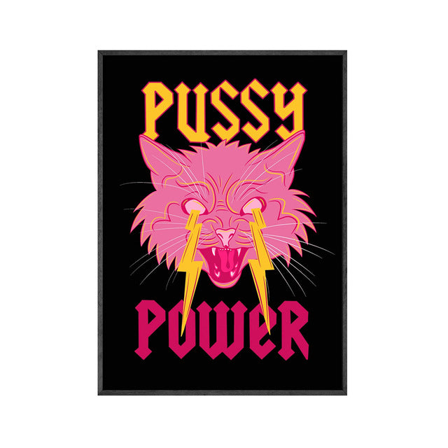 Abstract individualistic pink feminist painting