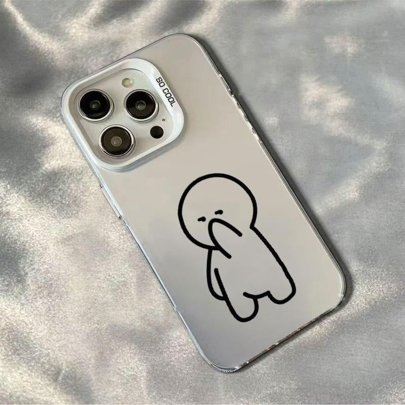 Abstract Line Design iPhone Hard Case