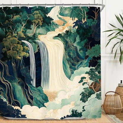 Abstract Minimalist Shower Curtain