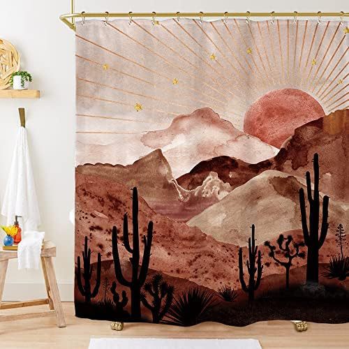 Abstract Minimalist Shower Curtain
