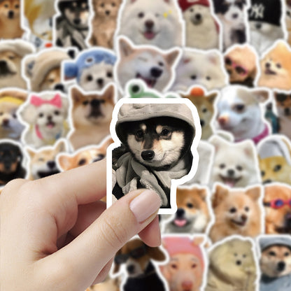 Abstract Puppy Graffiti Stickers