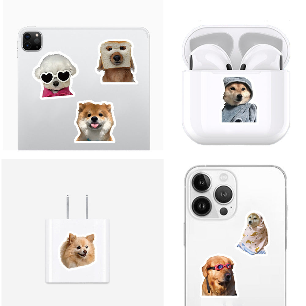 Abstract Puppy Graffiti Stickers