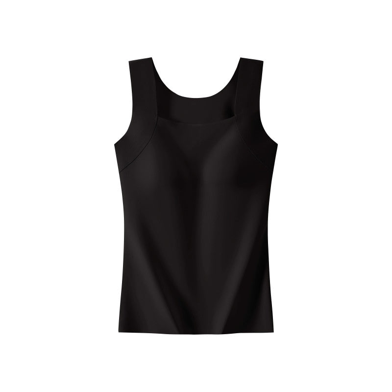 Comfortable Seamless Thermal Vest for Women One-Piece Design