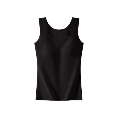 Comfortable Seamless Thermal Vest for Women One-Piece Design