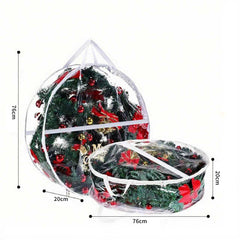 Transparent Wreath Bag Large