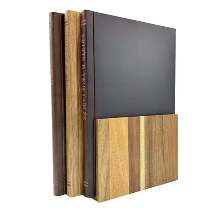 Acacia Wood Book-Shaped Cutting Board