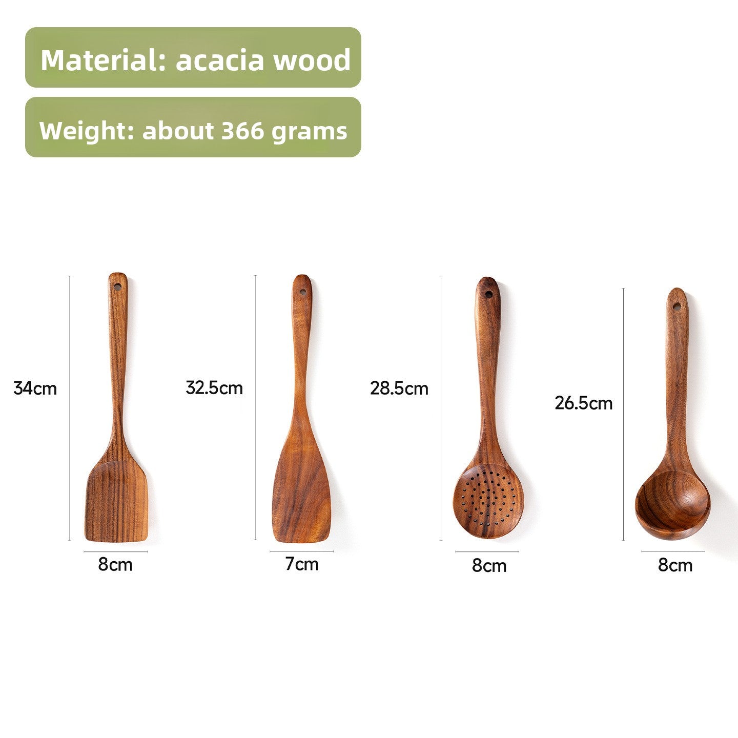 Acacia Wood Kitchen Utensil