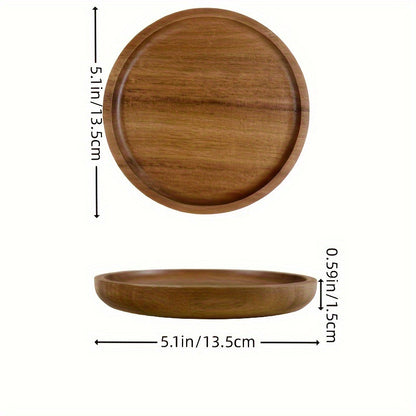 Acacia Wood Tray, Premium Dinner Plate