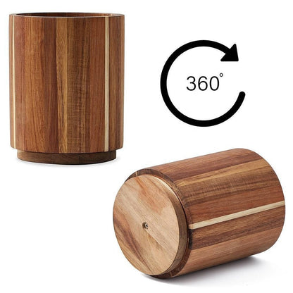 Acacia Wood Utensil Storage Organizer