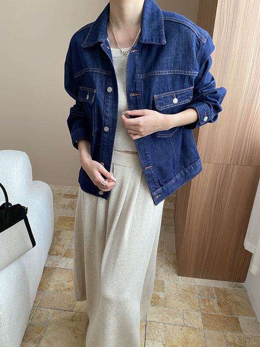 Acetate Tencel Denim Jacket