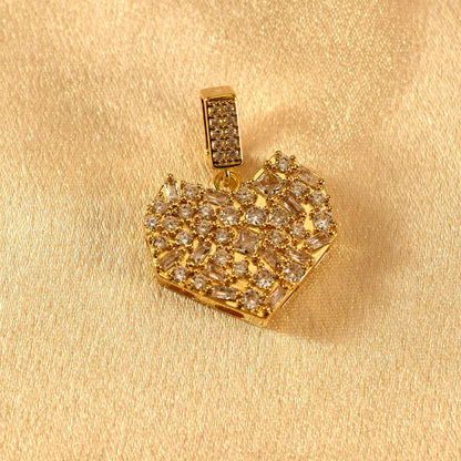 Cherry And Grape Charm Pendant Heart Design Perfect Gifts