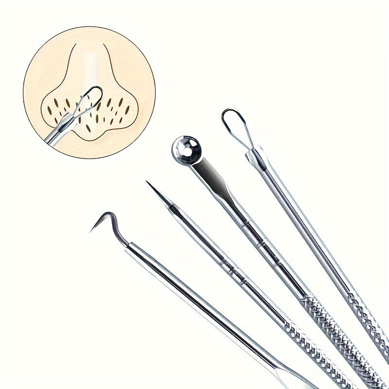 Acne Needle Clip Set Stainless Steel Beauty Tools