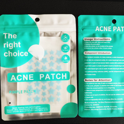 Acne patch hydrocolloid