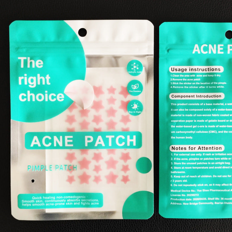 Acne patch hydrocolloid