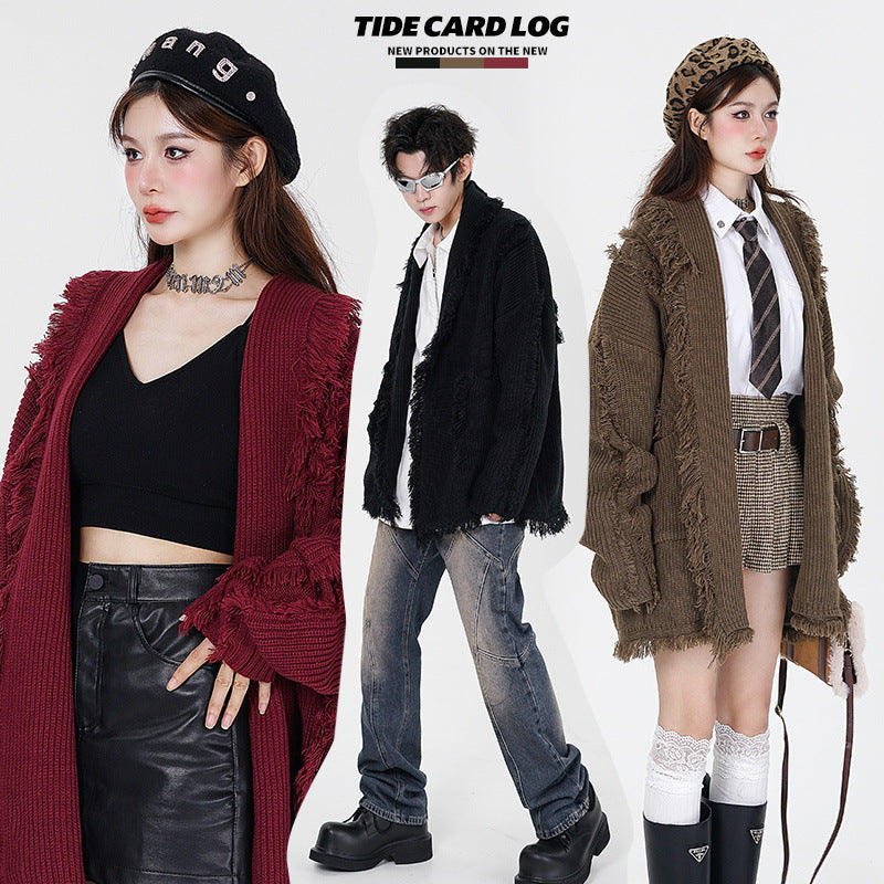 acrylic cardigan