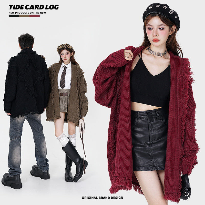 acrylic cardigan