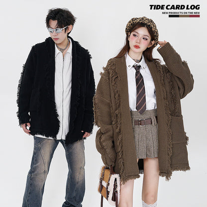 acrylic cardigan