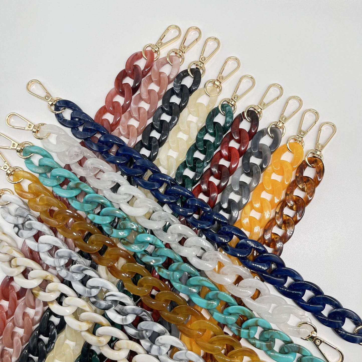 Acrylic chain phone strap
