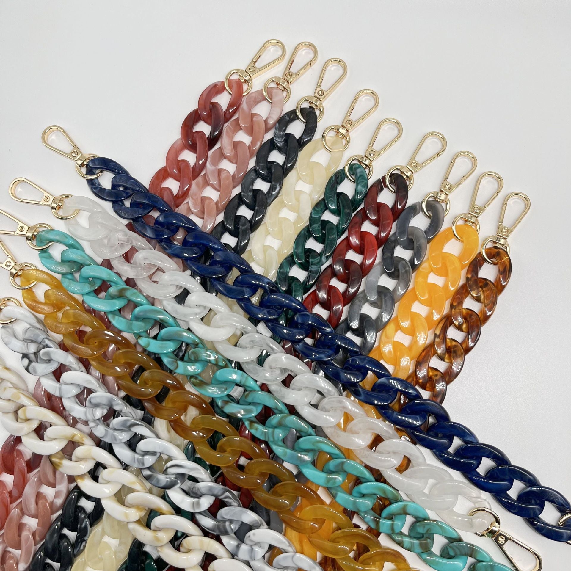 Acrylic chain phone strap