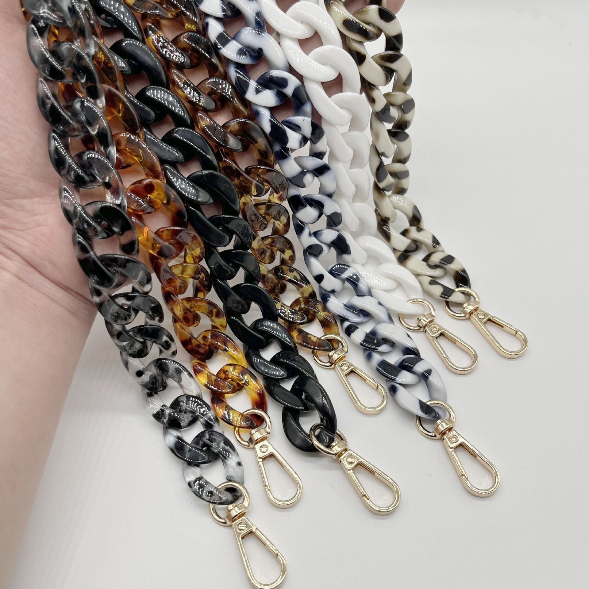 Acrylic chain phone strap