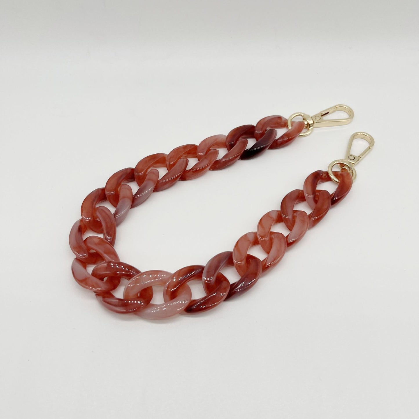 Acrylic chain phone strap