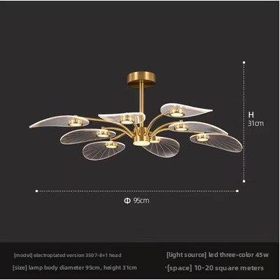 Acrylic chandelier