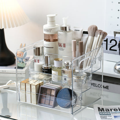 Acrylic Cosmetic Storage Organizer Desktop Display Rack