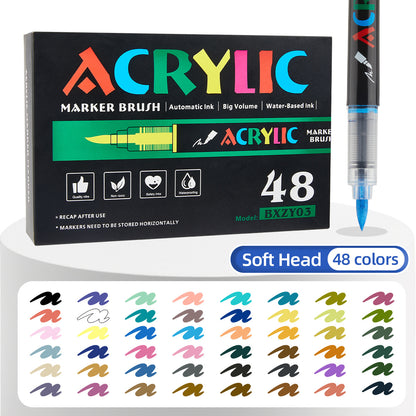 Acrylic direct-liquid marker