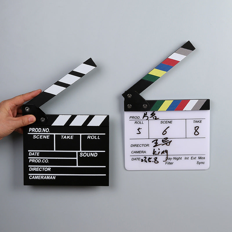 Acrylic Director Clapperboard Decor