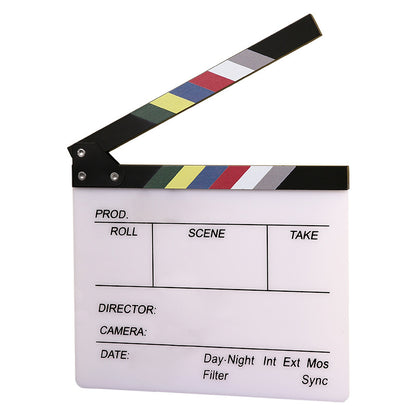 Acrylic Director Clapperboard Decor