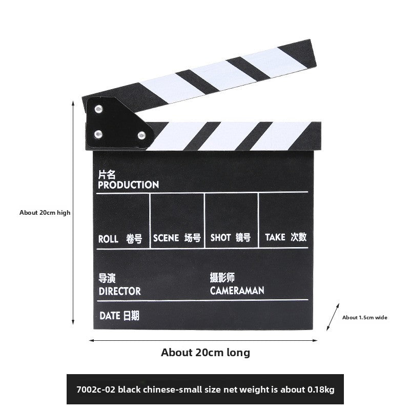 Acrylic Director Clapperboard Decor