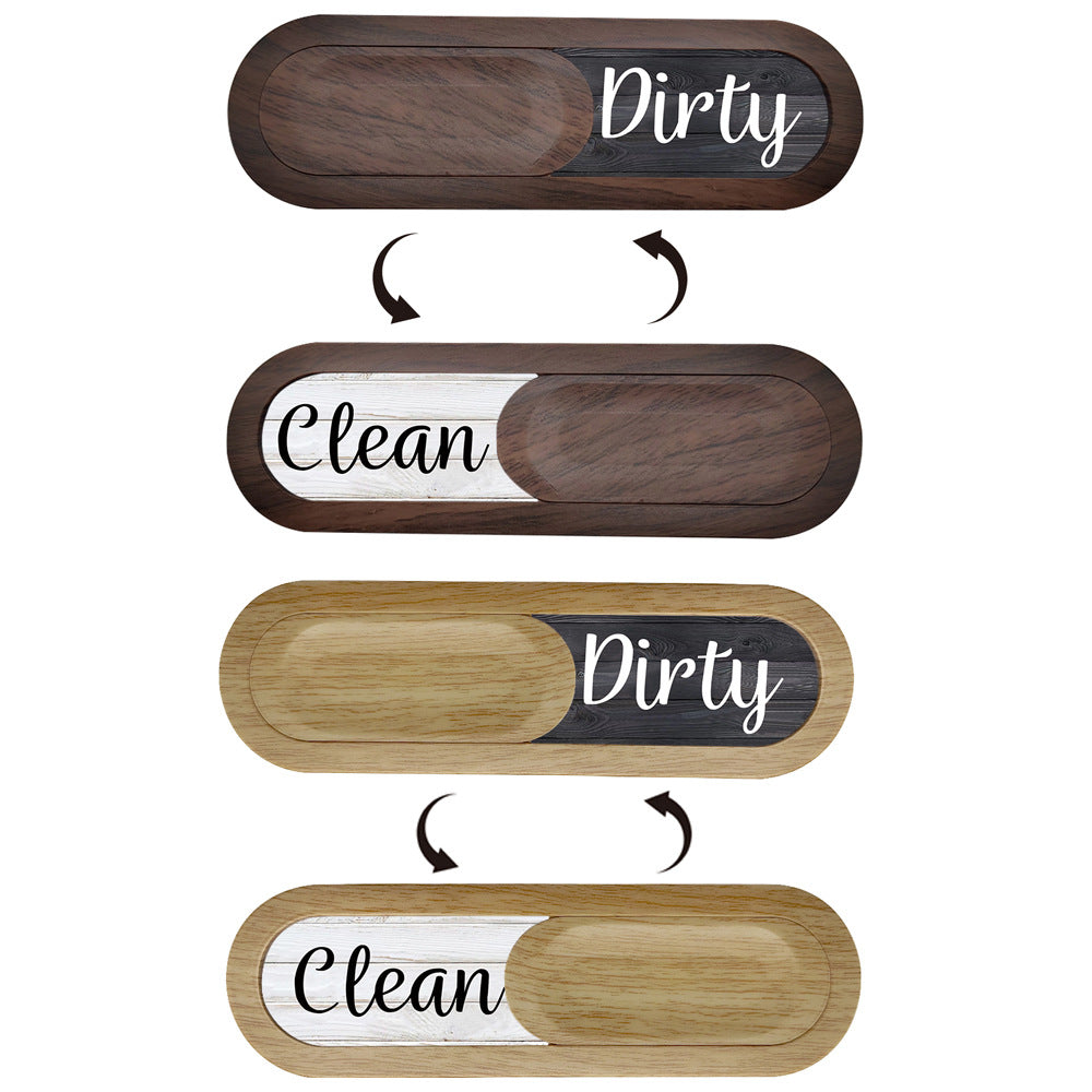 Acrylic Dishwasher Clean Dirty Status Magnet