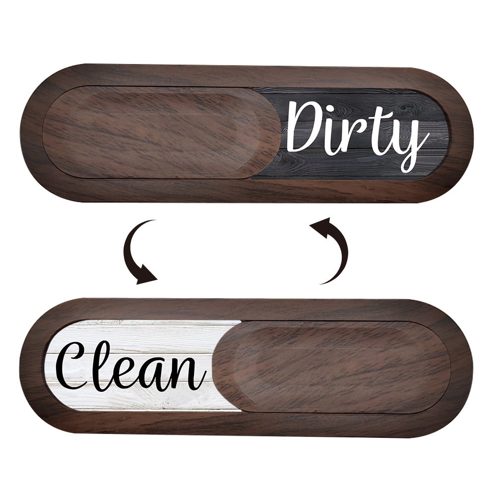 Acrylic Dishwasher Clean Dirty Status Magnet
