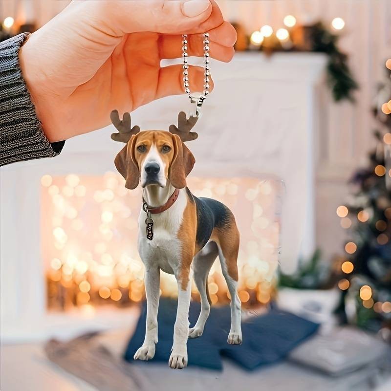 Acrylic dog pendant
