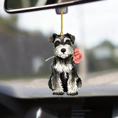 Acrylic dog pendant