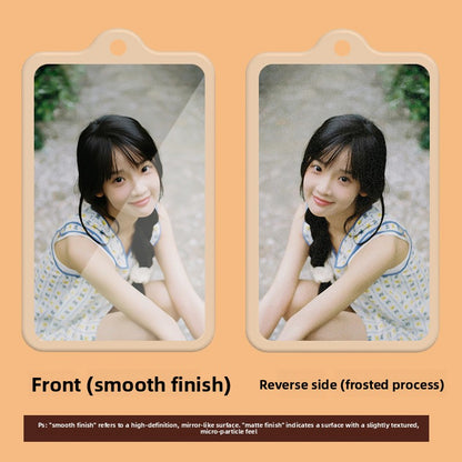 Acrylic Double-Sided Keychain Card Pendant