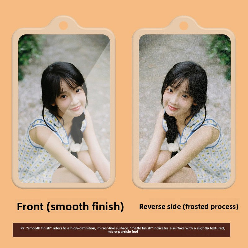 Acrylic Double-Sided Keychain Card Pendant