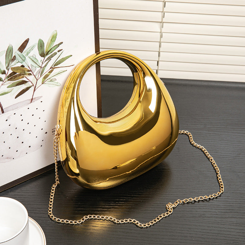 Acrylic Dumpling Chain Crossbody Bag