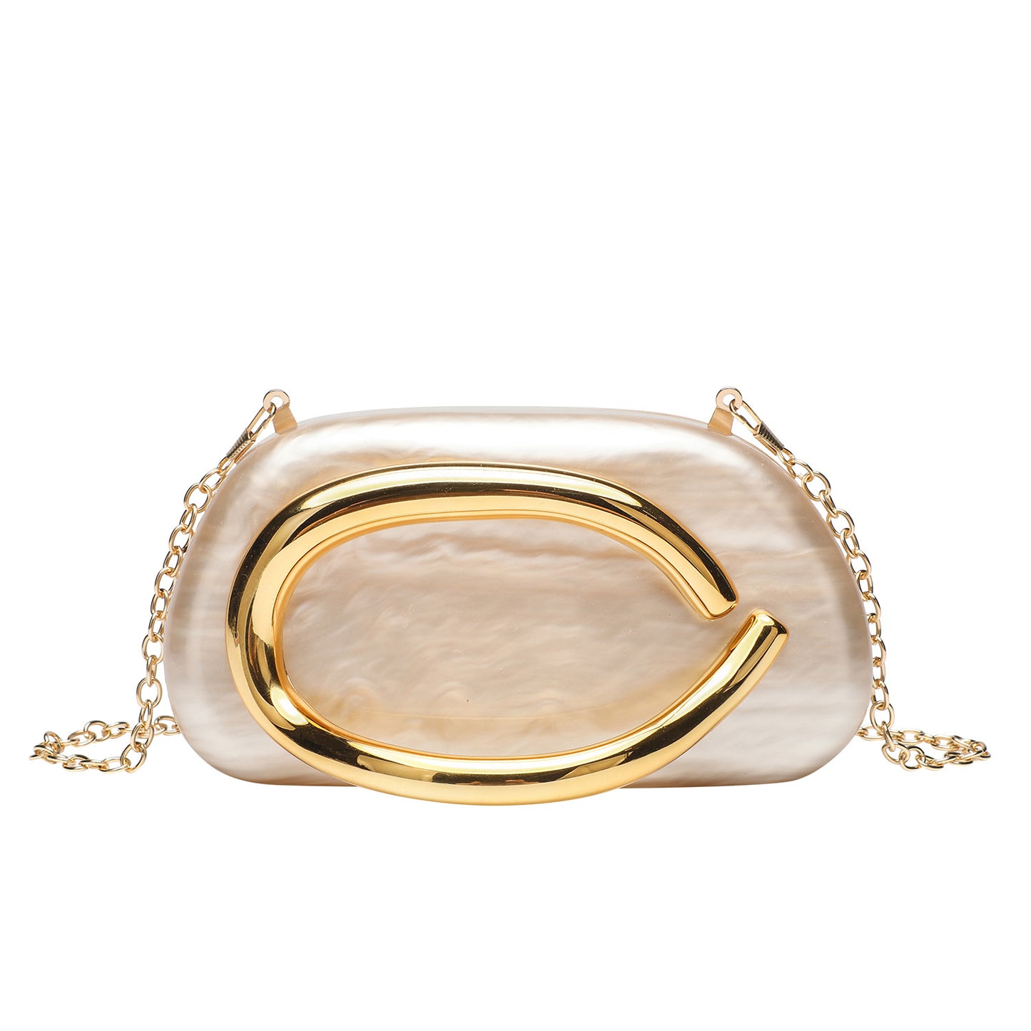 Acrylic Evening Clutch Shoulder Crossbody Bag