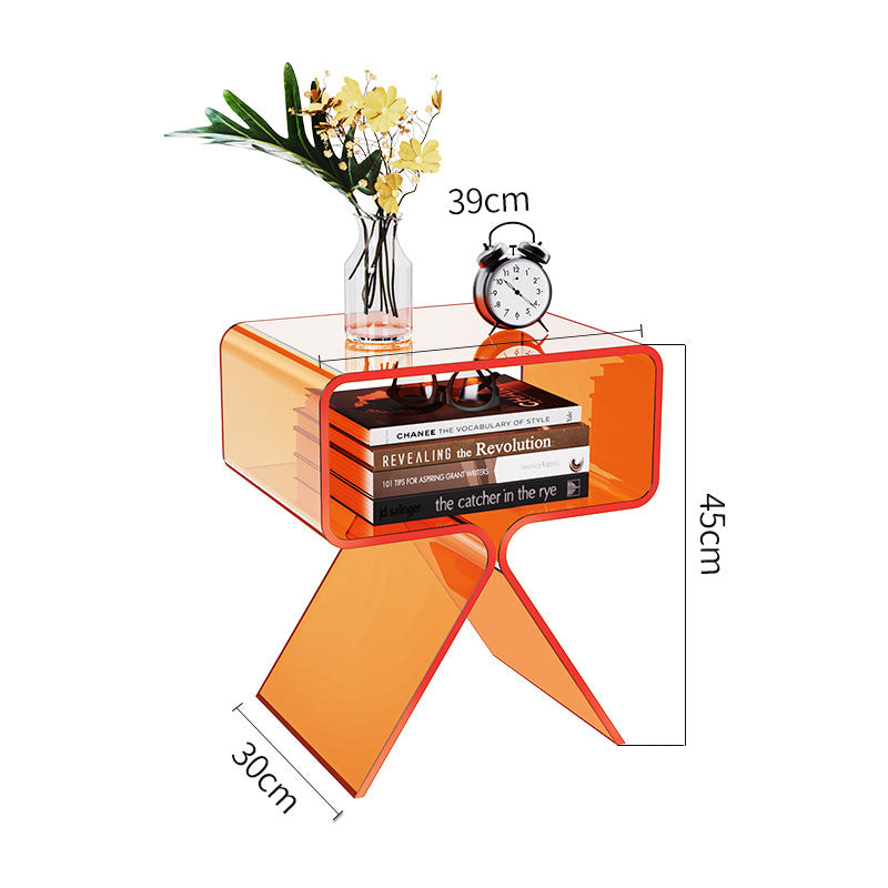 Acrylic high-transparency bookcase