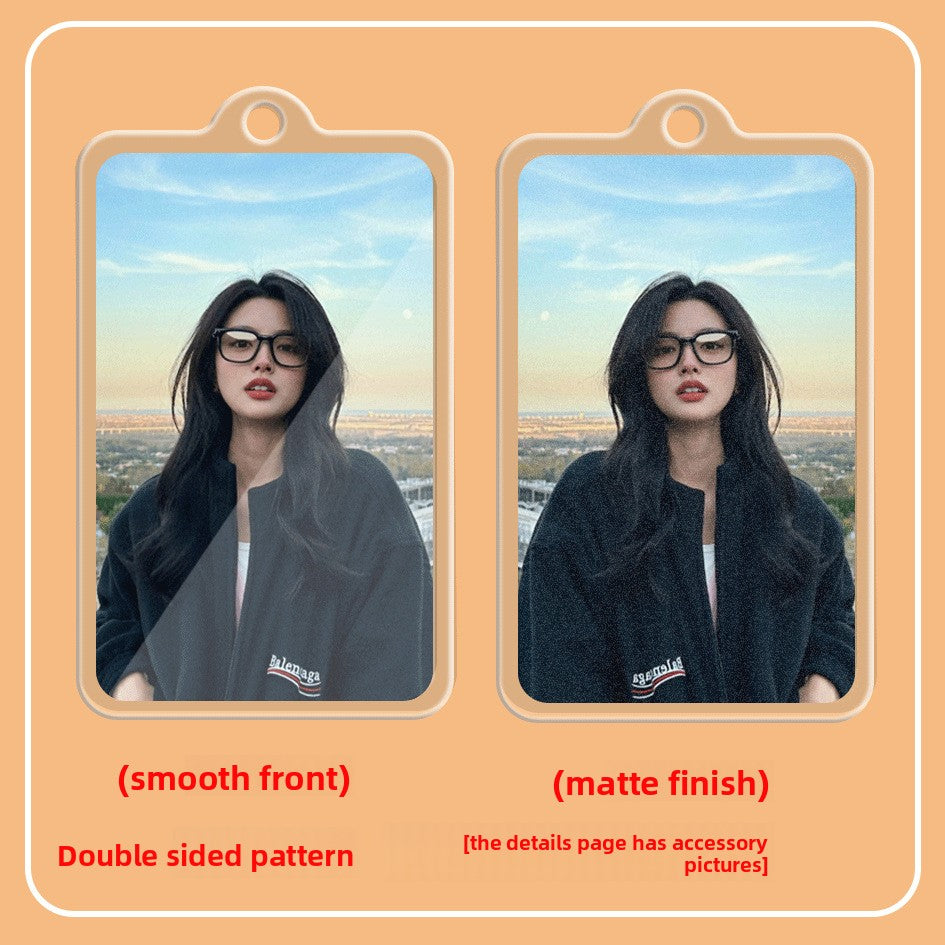 Acrylic Keychain Double-Sided Accessory