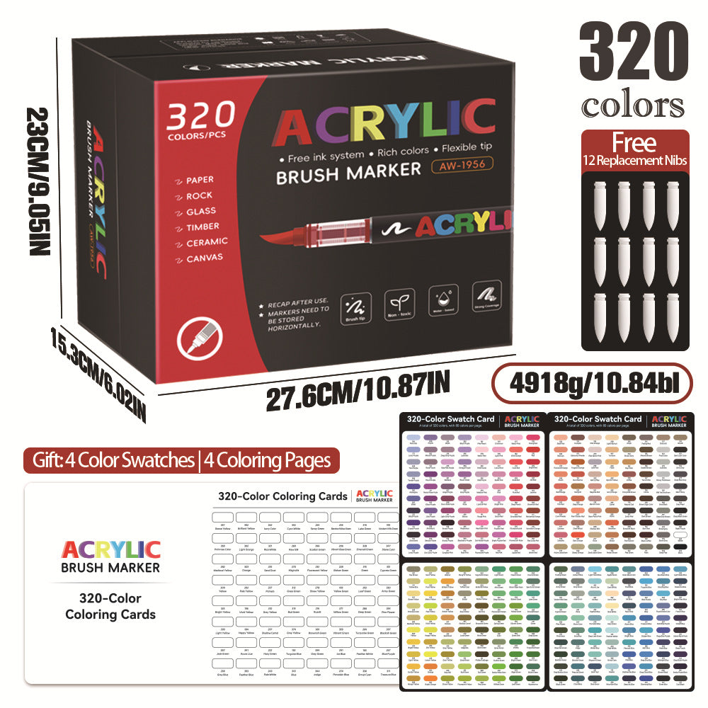 Acrylic Marker Pen Set