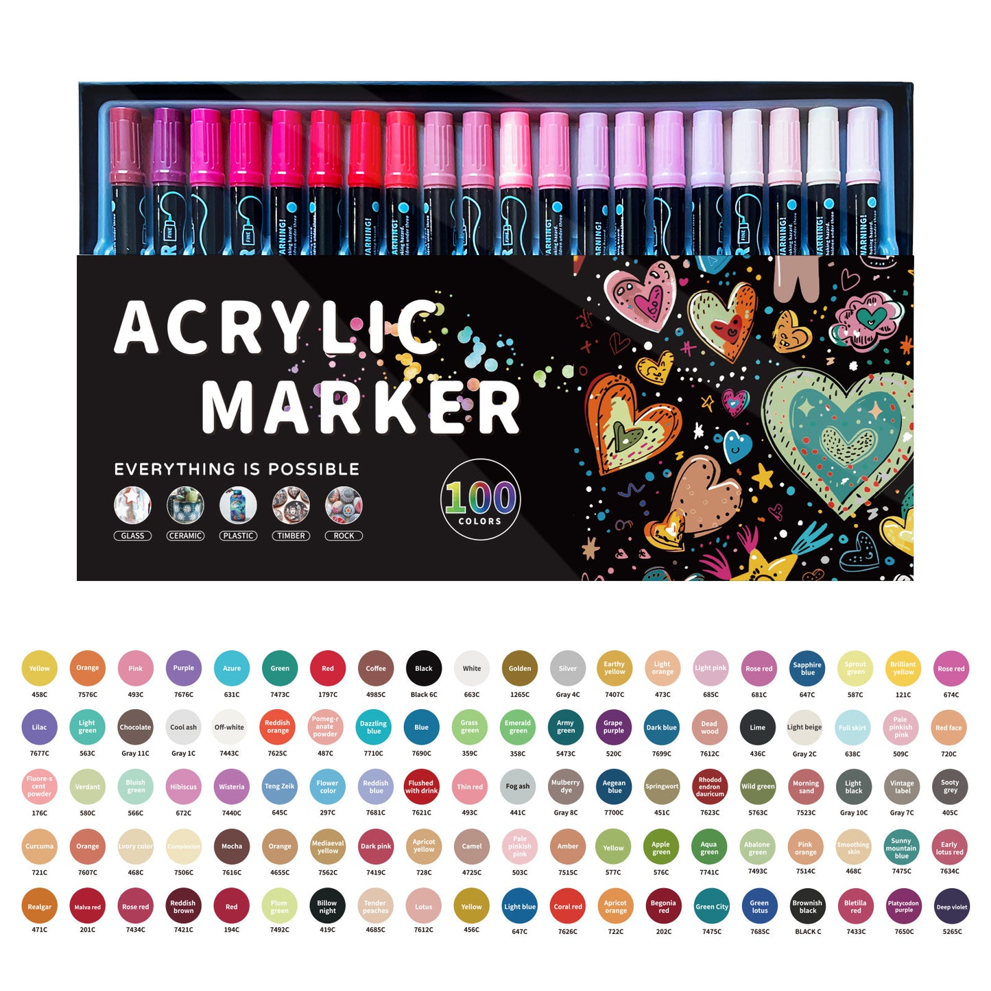 acrylic markers