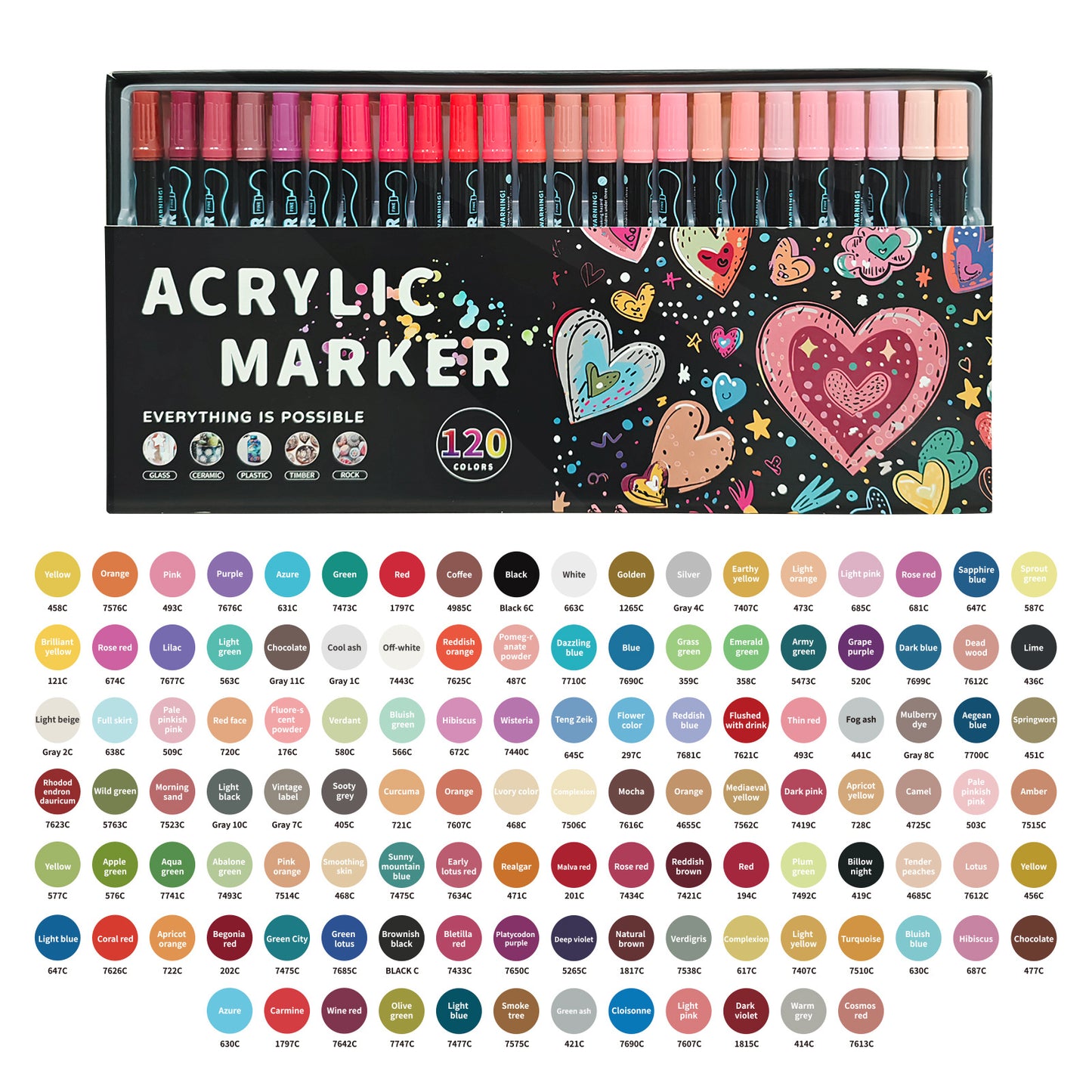 acrylic markers
