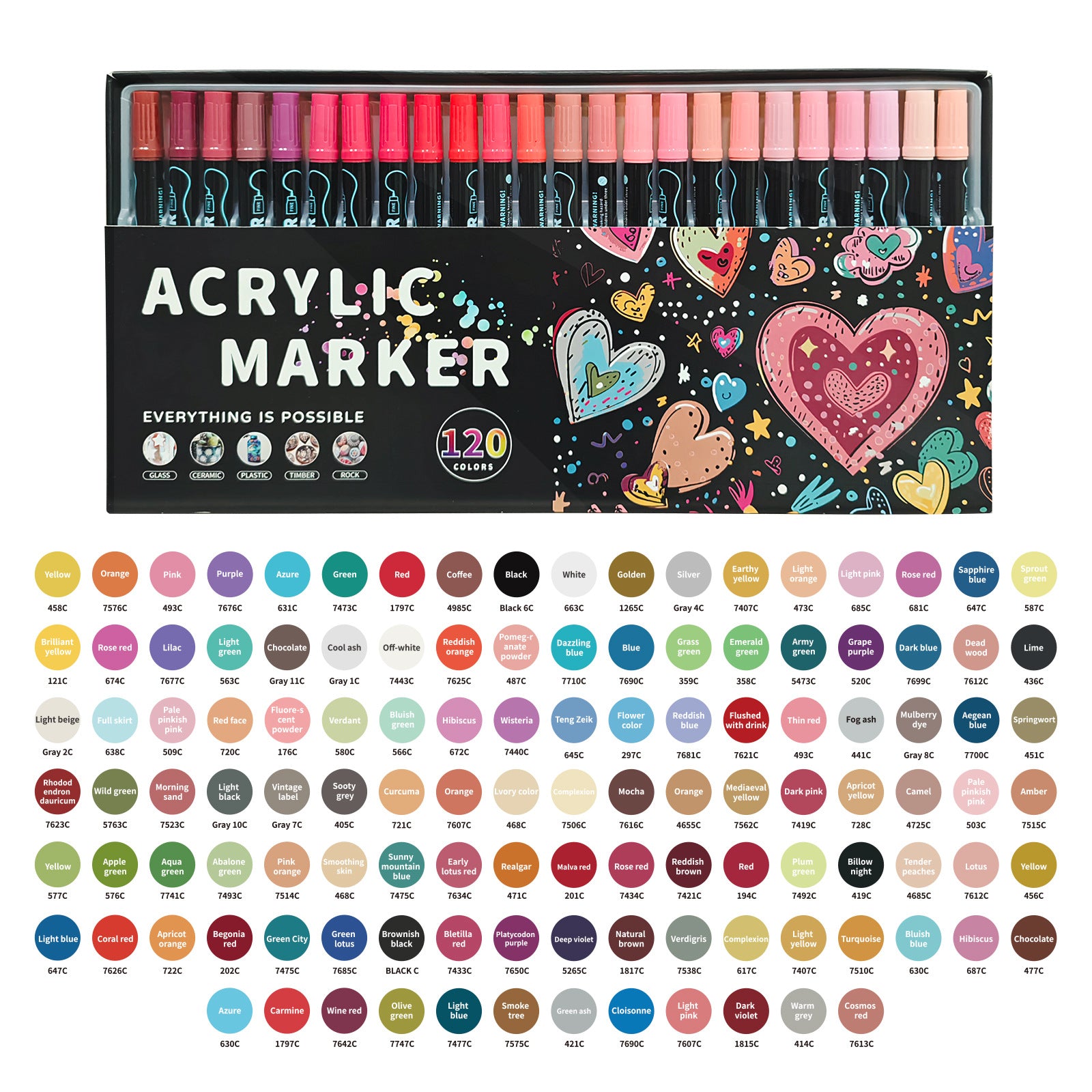 acrylic markers
