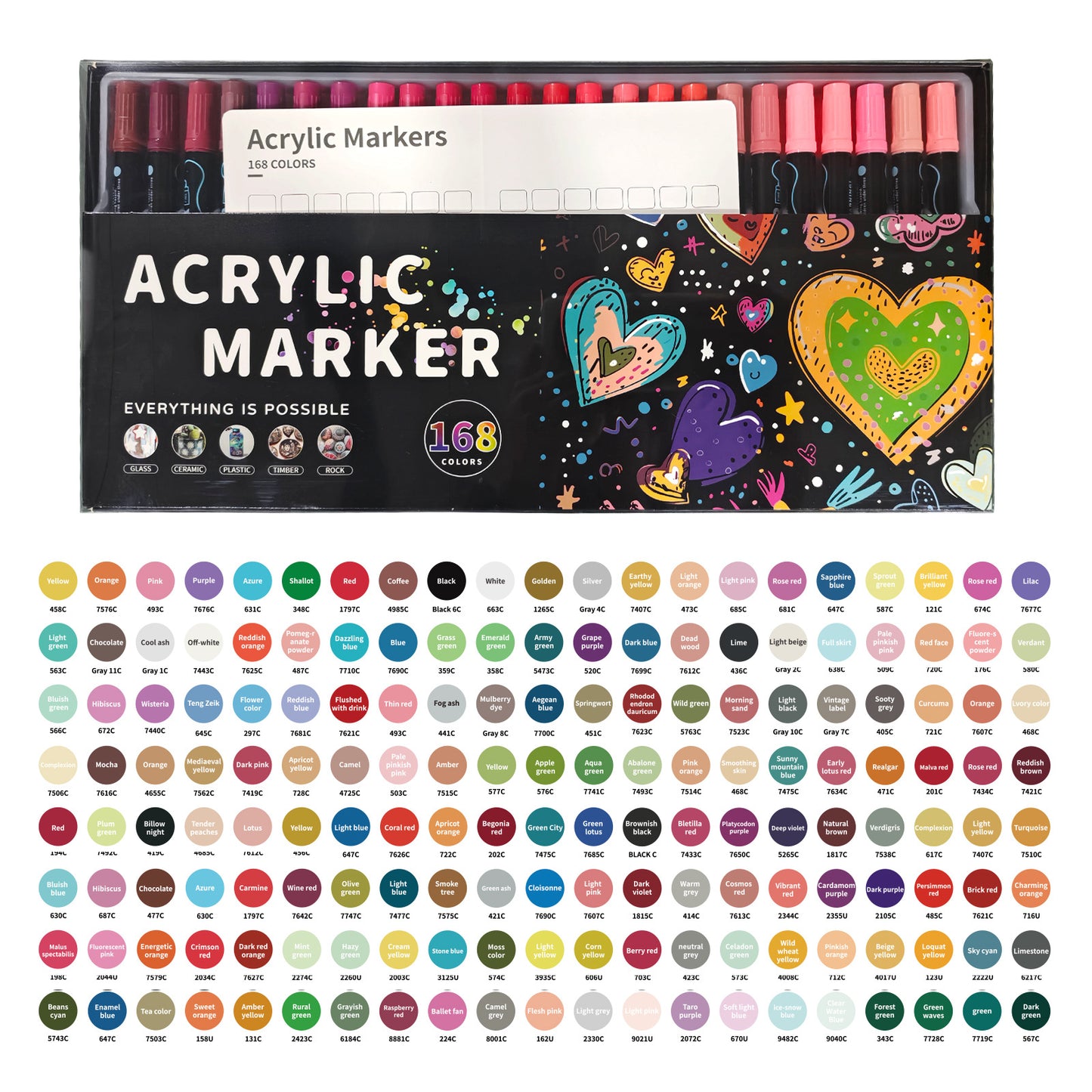 acrylic markers