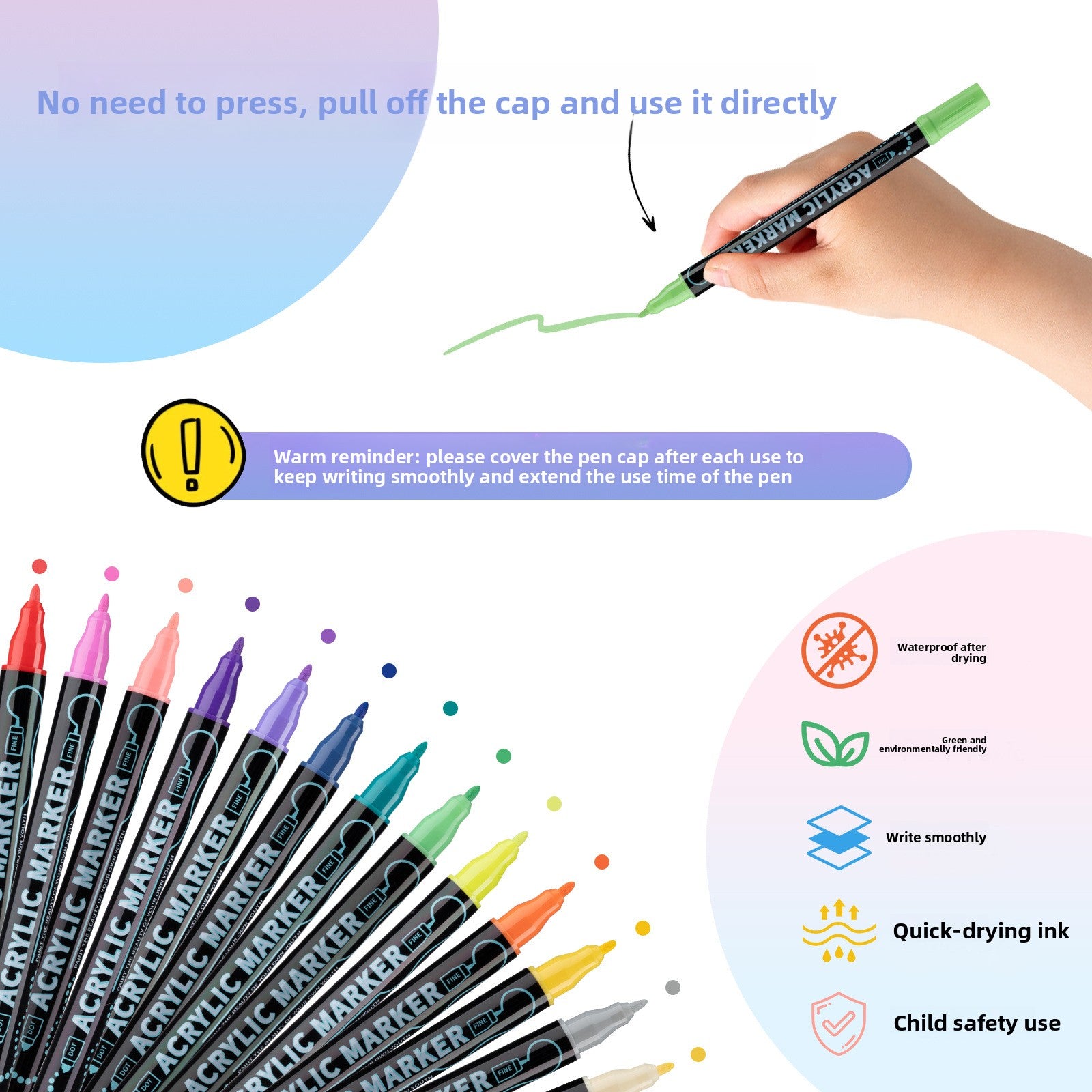 acrylic markers