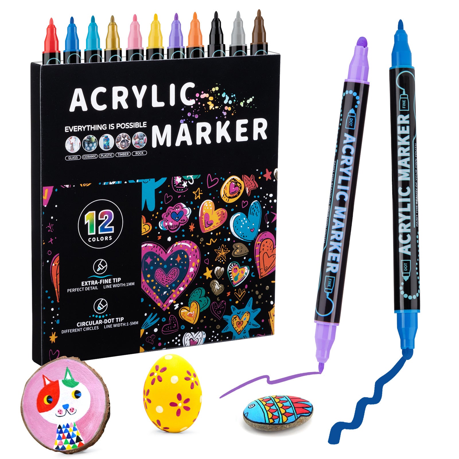 acrylic markers